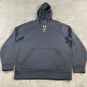 Under Armour Men's Gray T Texas Tech Raiders Hoodie Sweatshirt‎ XL Loose Fit